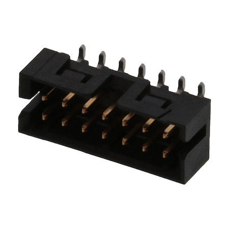 Molex Board Connector, 14 Contact(S), 2 Row(S), Male, Straight, 0.079 Inch Pitch, Surface Mount Terminal,  878321416